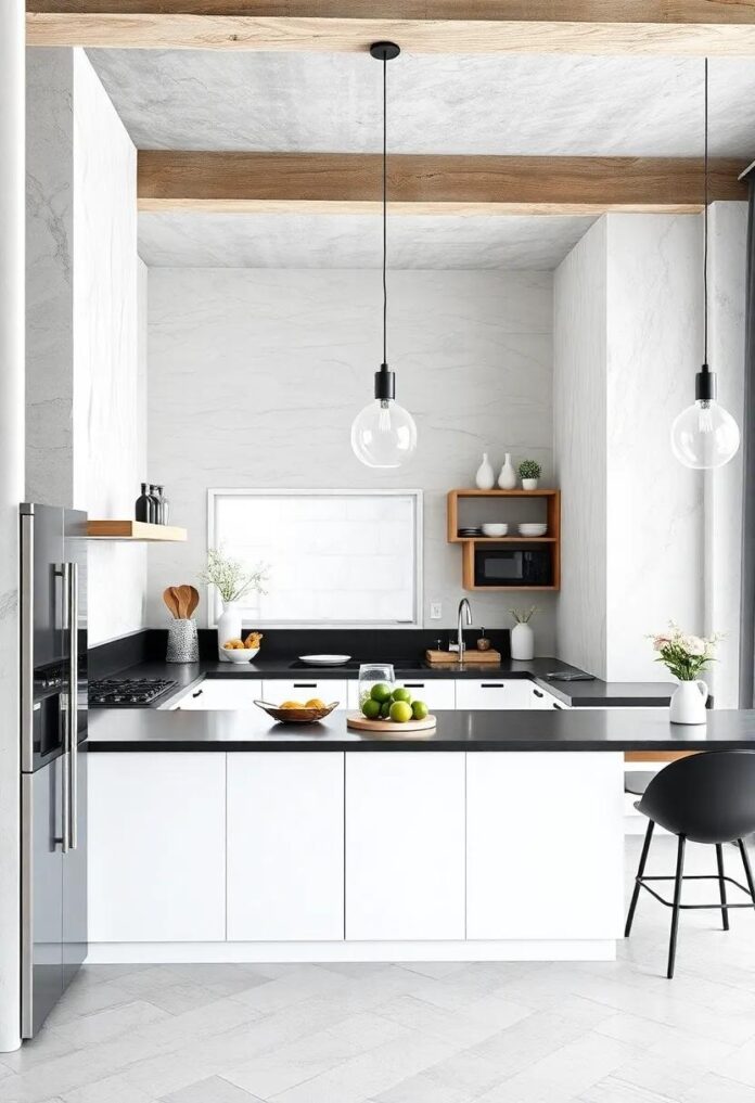 23 Stunning Black and White Kitchen Decor Ideas to Elevate Your Space Instantly