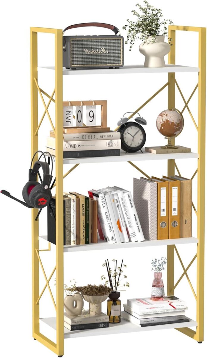 Our Honest Take on the Sturdy 4-Tier Industrial Bookshelf