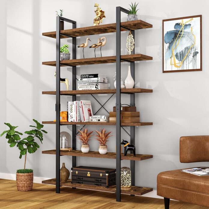 How We Loved the FRAPOW 6-Tier Industrial Bookshelf