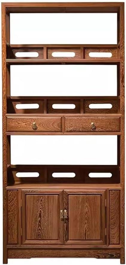 Our Take on the Retro Mahogany Bookshelf: Style Meets Spacious Storage