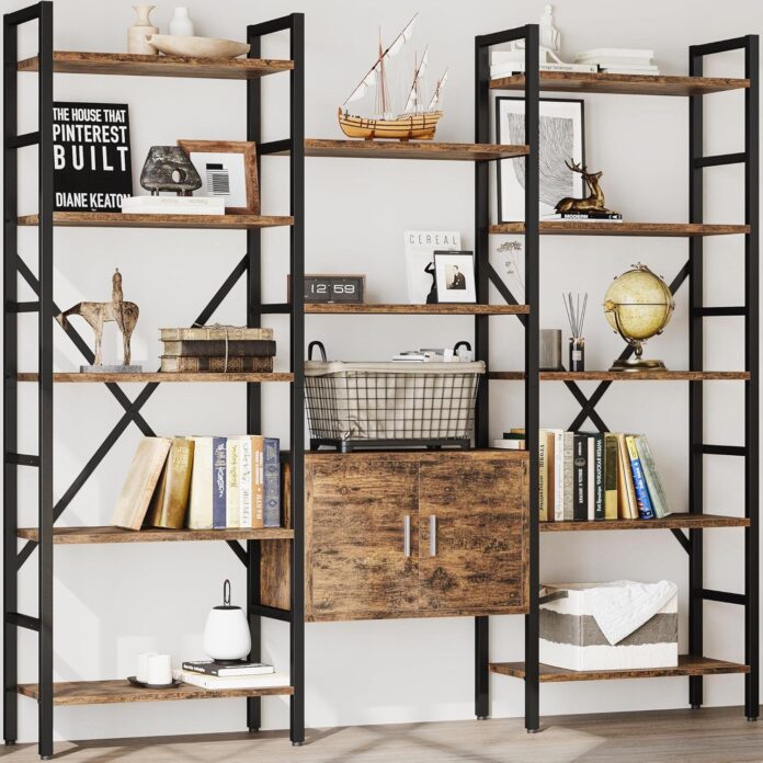 Our Honest Take on the 70″x70″ Industrial 5-Tier Bookshelf