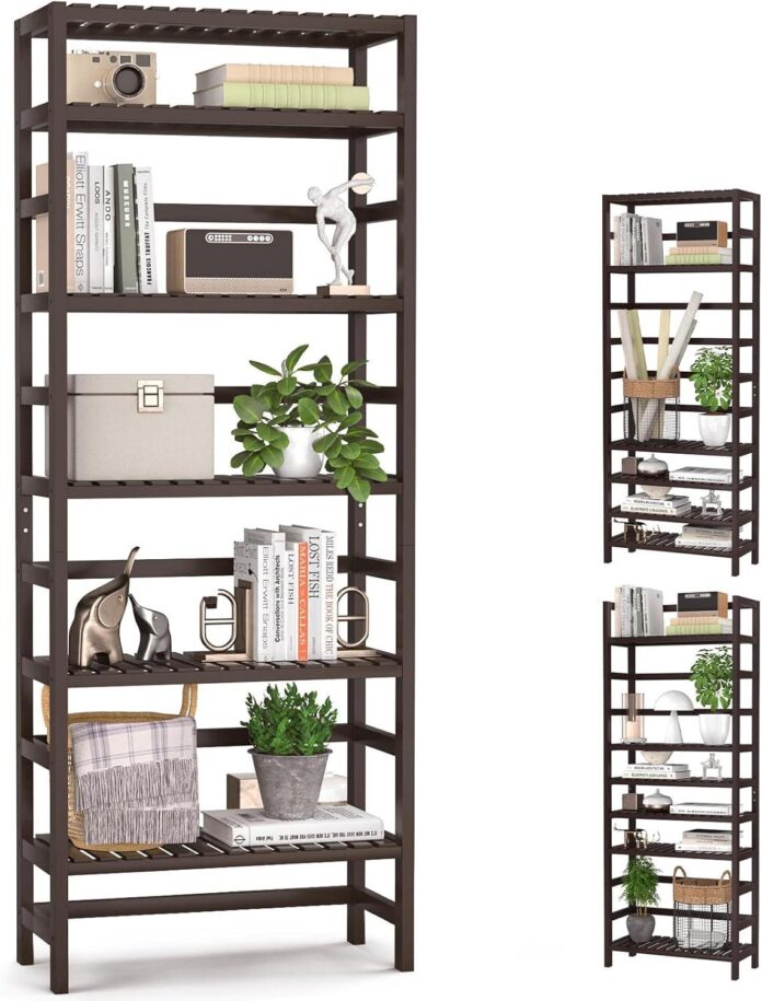 Our Honest Take on the Homykic 6-Tier Bamboo Bookshelf