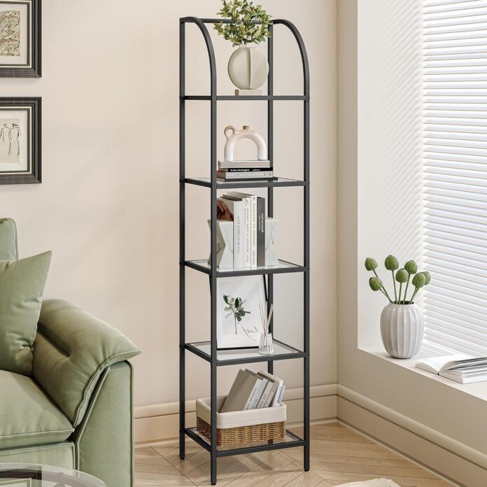How We Maximized Space with the Slim Tempered Glass Bookshelf