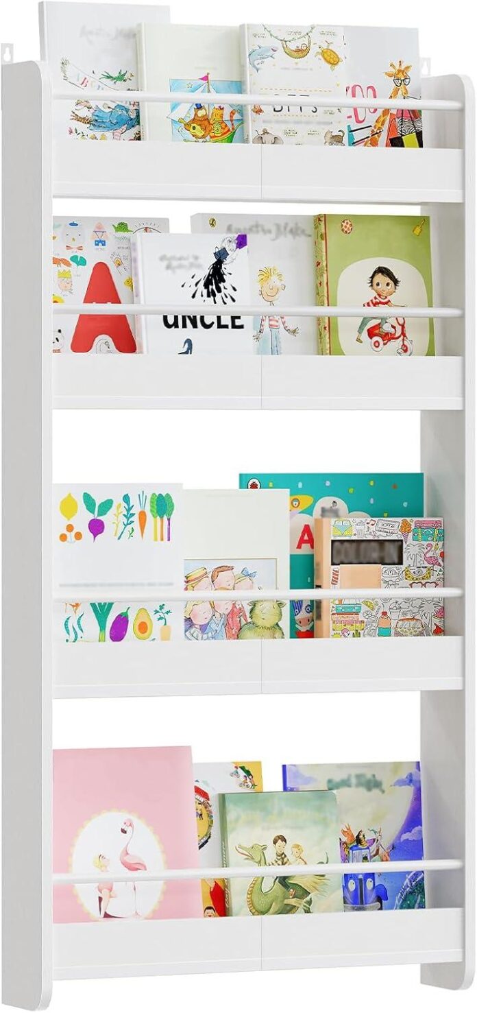 How We Organized Our Kids’ Books with a Stylish Wall Shelf