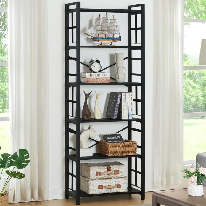 How We Styled and Tested the Sturdy HOMBAZAAR 6-Tier Bookshelf