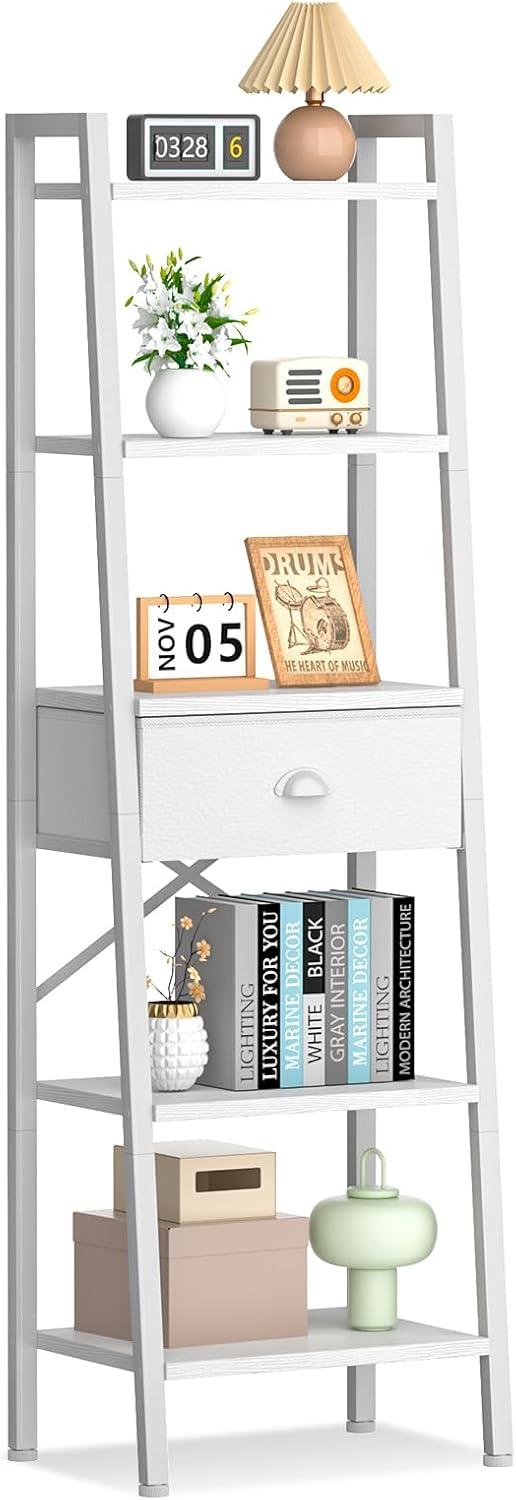 Our Honest Take on the Furologee 5-Tier Industrial Ladder Shelf