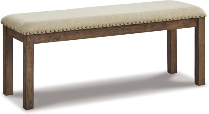 Our Take on the Ashley Moriville Rustic Upholstered Dining Bench