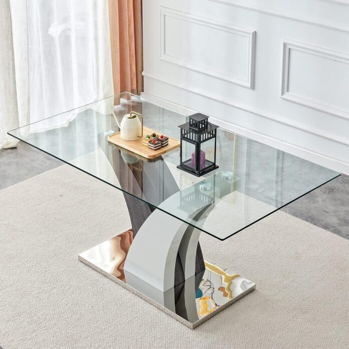 Our Honest Take on the 63″ Glass Dining Table for Modern Homes