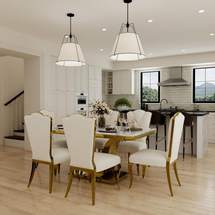 Our Honest Take on the Luxe 7-Piece Faux Marble Dining Set