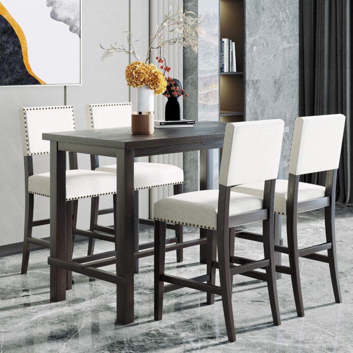 Our Honest Take on the Merax 5-Piece Counter Height Dining Set