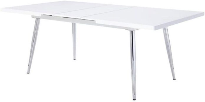 Our Honest Take on the Acme Weizor White High Gloss Dining Table