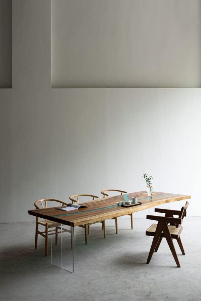 Our Experience with the Customized Blue Resin Epoxy Dining Table