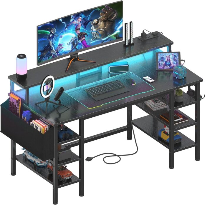 How We Experience the Lufeiya LED Gaming Desk’s Smart Design
