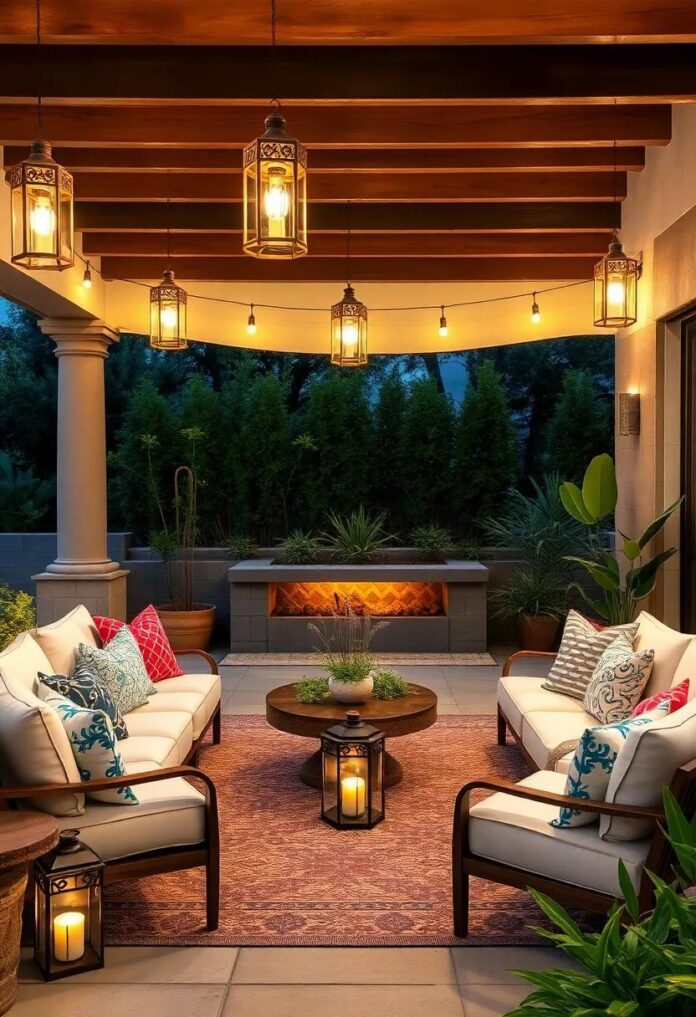 27 Enchanting Ways to Illuminate Your Patio with Moroccan-Style Lanterns