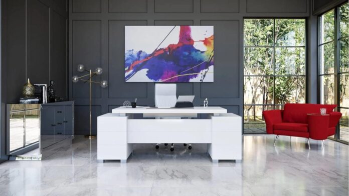 Why We Love the Zuri Ford Desk: Sleek Design Meets Smart Storage