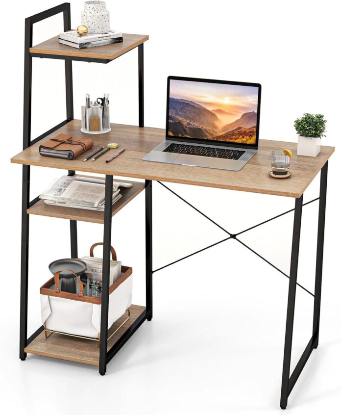 How We Found the Perfect Space-Saving Desk with Built-In Storage