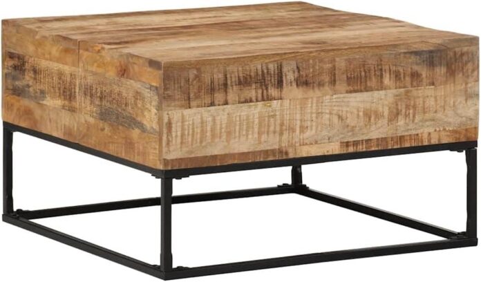 Our Honest Take on the vidaXL Rough Mango Wood Coffee Table