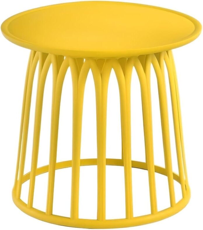 Why We Love Our Modern Round Coffee Table in Sunny Yellow