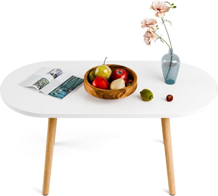 Why We Love This Mid-Century Modern Oval Coffee Table