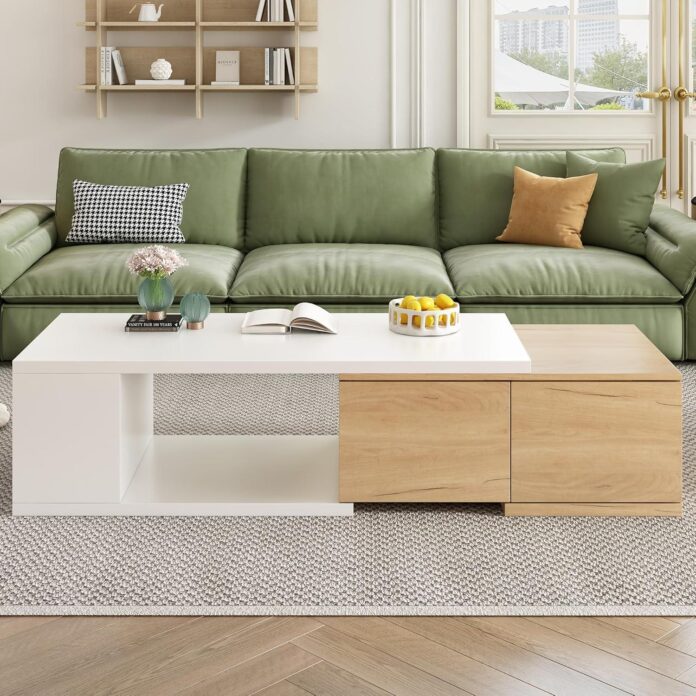 Our Take on the Stylish Extendable Coffee Table with Smart Storage