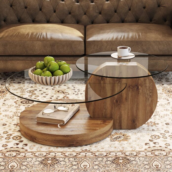 Our Honest Take on the 42″ Modern Round Glass Coffee Table