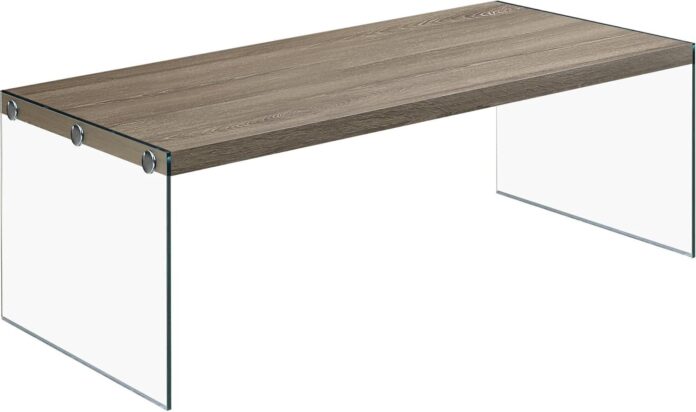 Our Honest Take on the Monarch Specialties Dark Taupe Glass Coffee Table
