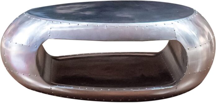 Our Take on the Sleek Industrial Oval Aluminum Side Table