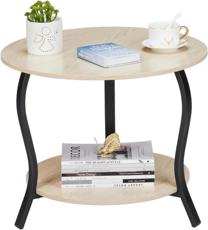 Why We Love Our Oak 2-Tier Round Coffee Table for Small Spaces
