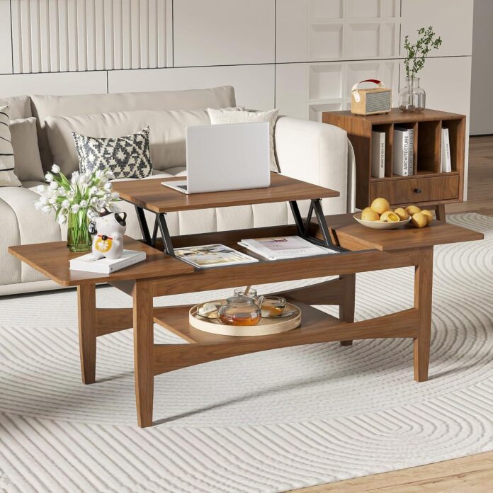 Our Take on the Walnut Lift-Top Coffee Table: Style Meets Function