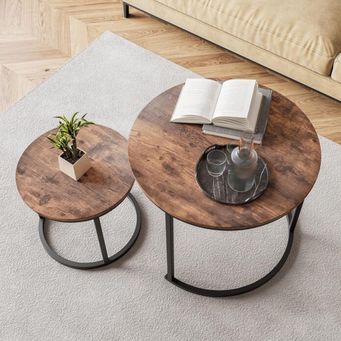 How We Loved the Versatile Black Round Nesting Coffee Tables