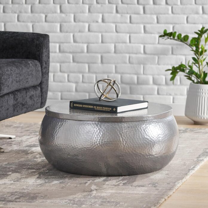 Our Take on the Aluminium Drum Coffee Table: Stylish & Versatile