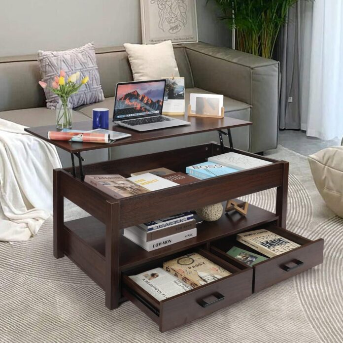 How We Love the ALAPUR Lift Top Coffee Table with Storage