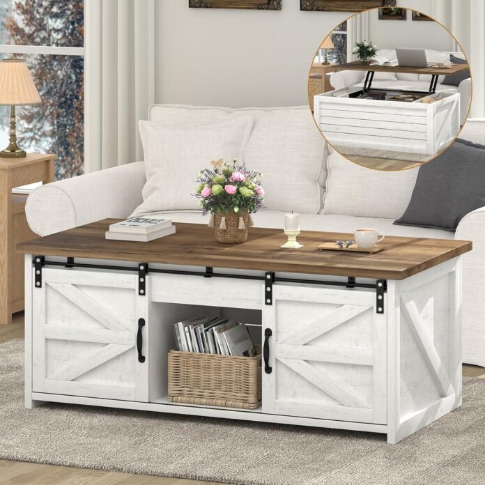 Why We Love Our Farmhouse Lift Top Coffee Table with Storage