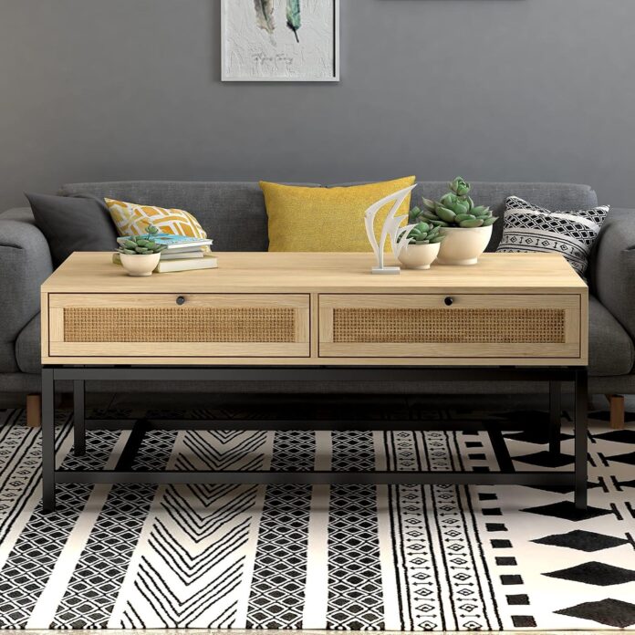 Our Experience with the Yoluckea Rattan Coffee Table: Stylish and Practical