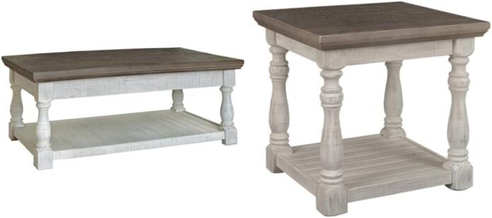 Our Honest Take on Ashley’s Havalance Farmhouse Tables Set