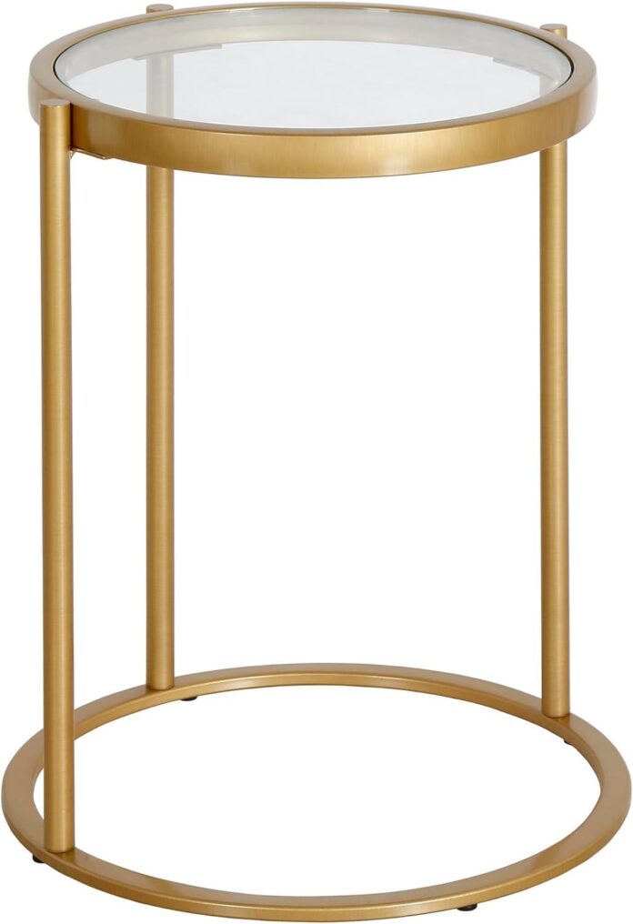 How We Loved Styling the Duxbury 16″ Brass Side Table