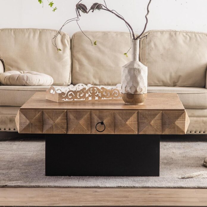Our Take on the SSLine Rustic Coffee Table with Stylish Storage