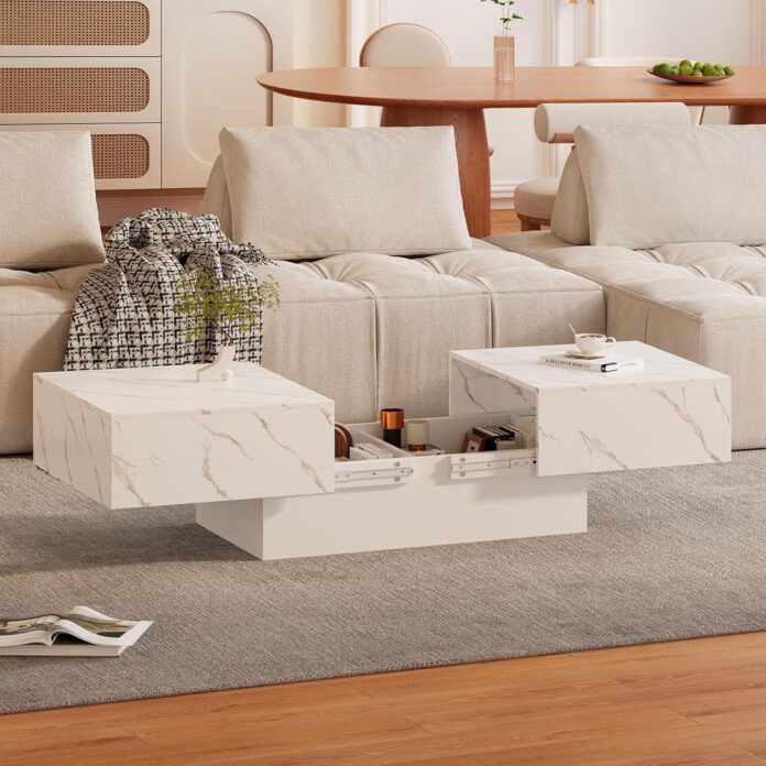 Our Take on the Spacious Farmhouse Nesting Coffee Table