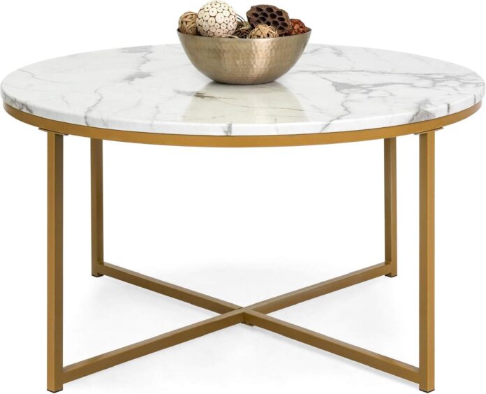 Why We Love the Best Choice 36in Faux Marble Accent Table