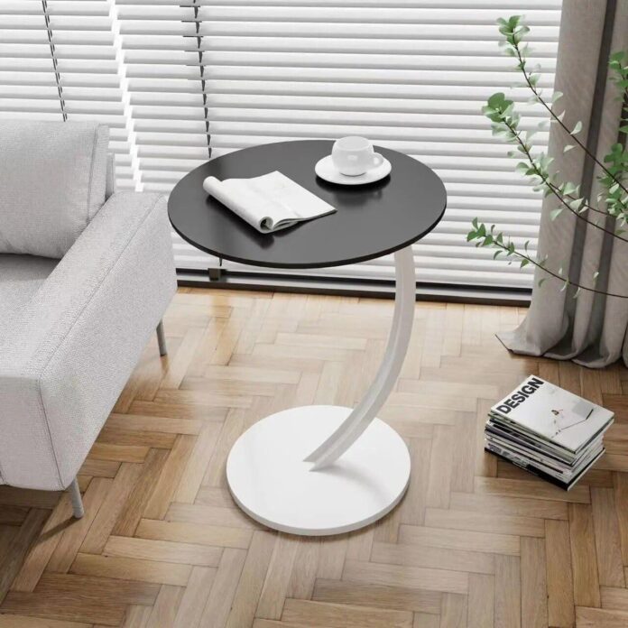Why We Love Our Sleek Nordic Metal Side Table’s Minimalist Charm