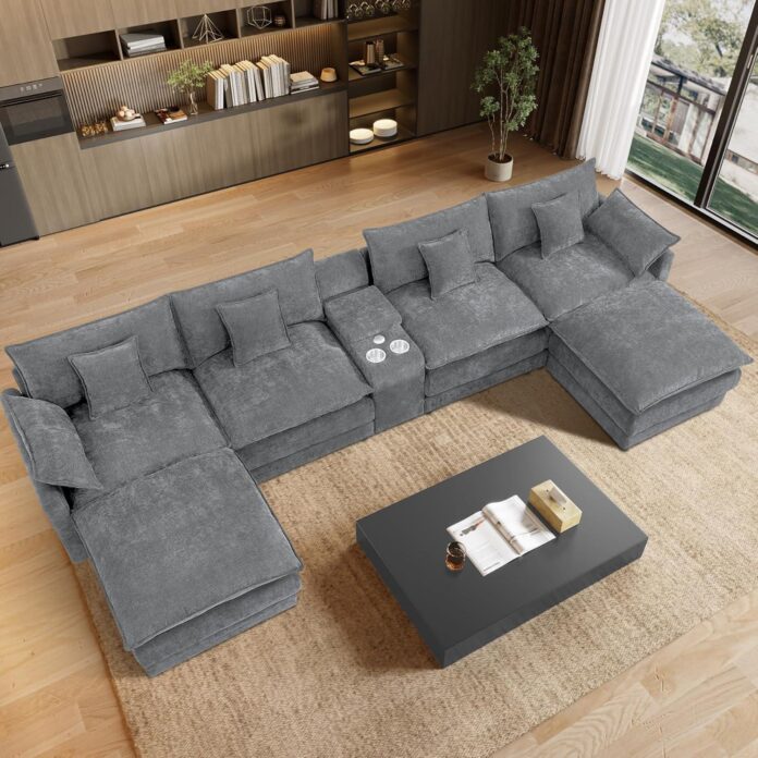 Our Honest Take on the U-Shaped Cloud Couch: Comfort Meets Style