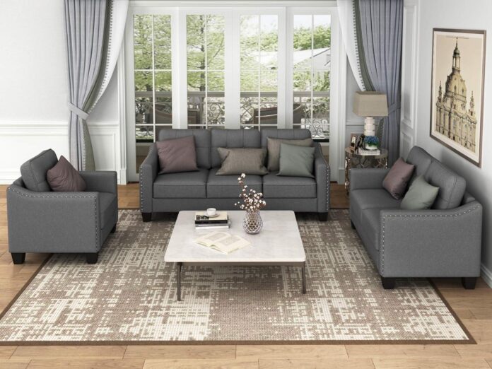 Our Honest Take on the Goohome 3-Piece Linen Sofa Set
