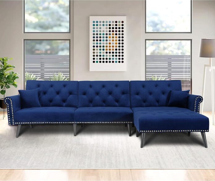 Our Honest Take on the Convertible Velvet Sectional Sofa Bed