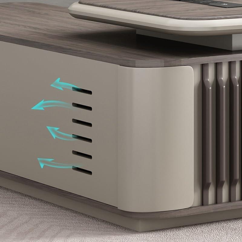Our Take​ on the ⁤Modern ​L-Shape Executive Desk with Light & Lock