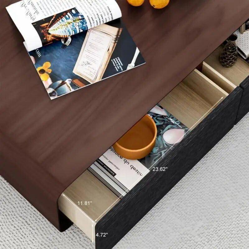 Exploring Our Modern Walnut ‌& Oak Coffee Table With⁢ hidden Storage