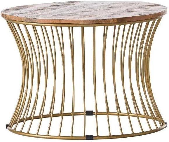 Why ‍We Love Our ‍Boho ‌Glam Gold Iron & Wood⁢ Coffee Table