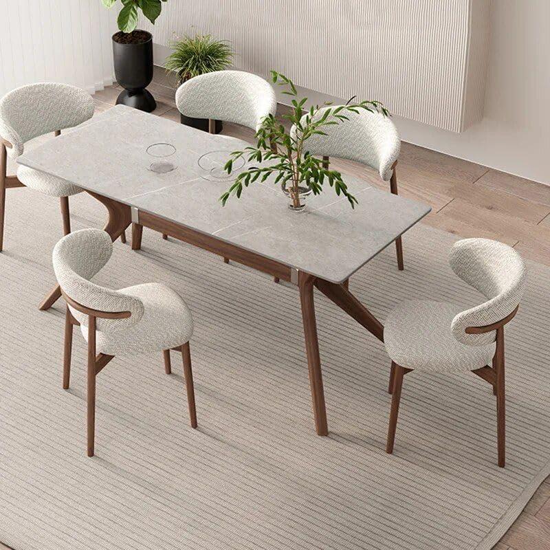 Our Take on the Luxury Minimalist Marble Dining Table's Charm