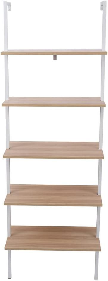 Our Honest Take on⁤ the Walnut ‍& White​ 5-Shelf Ladder Bookcase