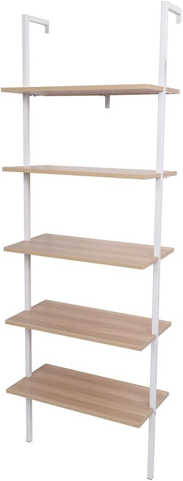 Our Honest ‍Take on the walnut & White 5-Shelf Ladder ​Bookcase