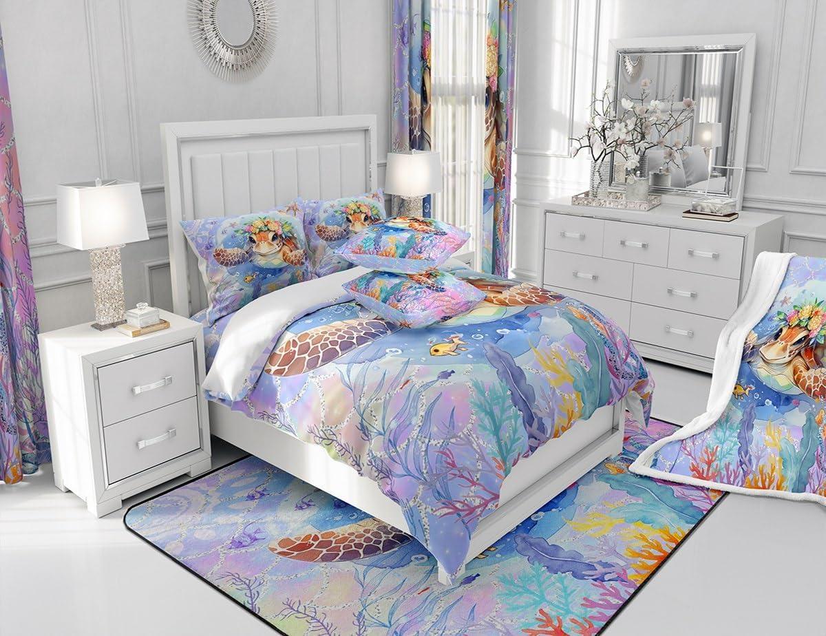 Why We Love the Feelyou Sea Turtle Rug for Kids' Rooms